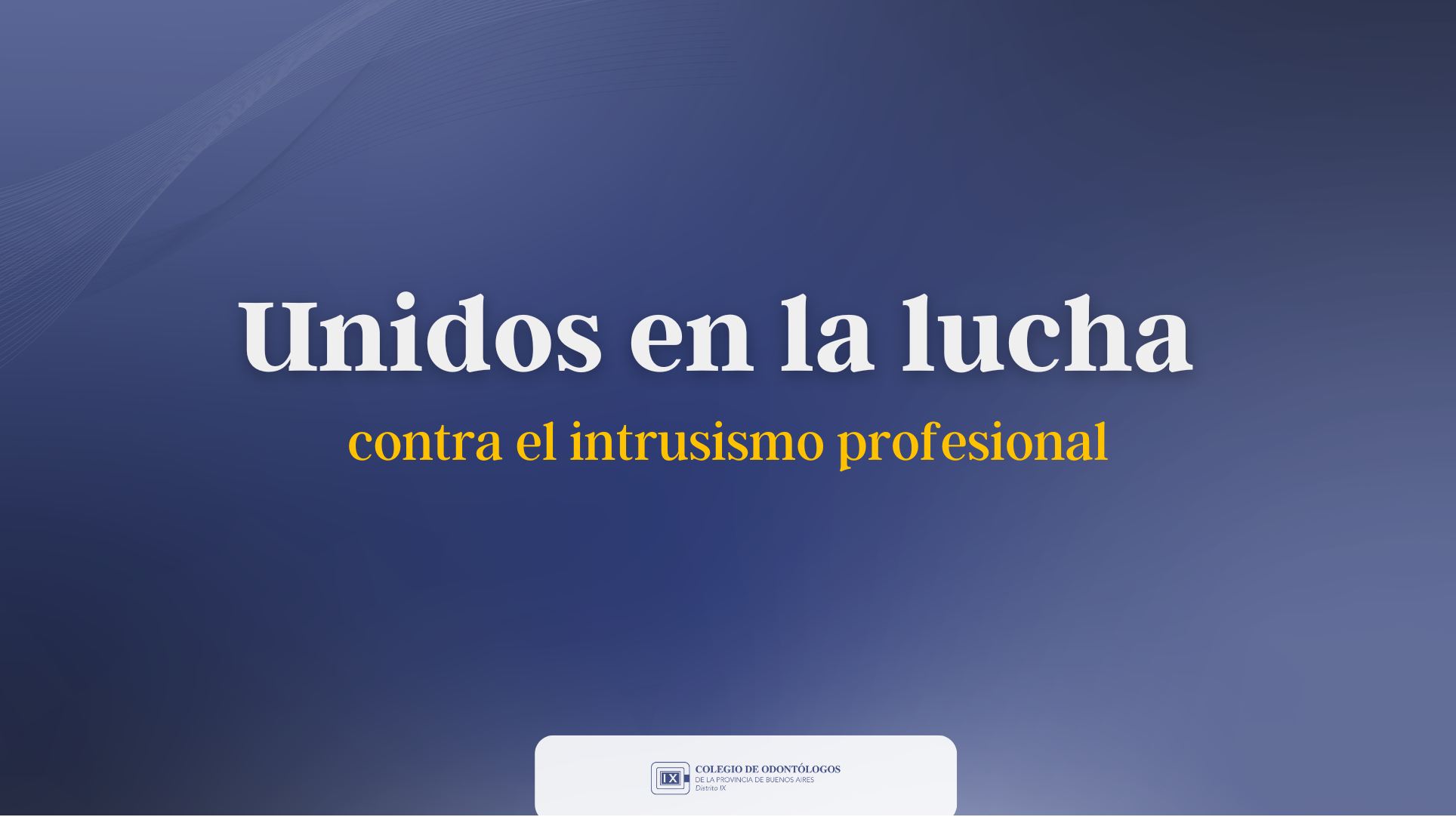 Colegios de Médicos, Odontólogos y Bioquímicos unidos en la lucha contra el intrusismo profesional