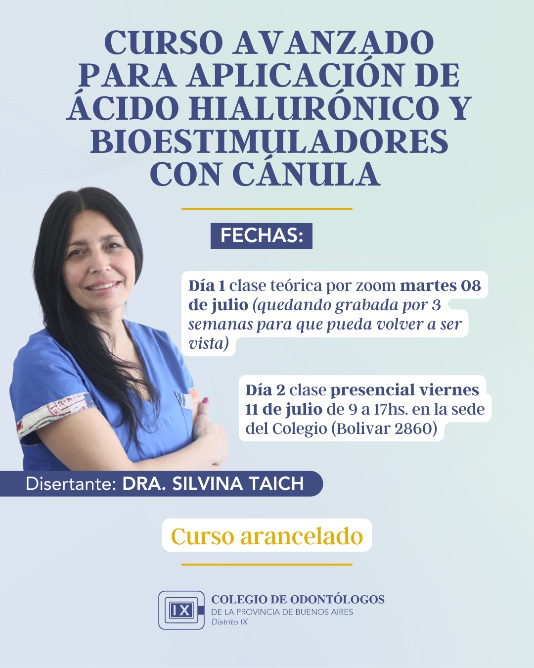 Curso Avanzado: Aplicación de Ácido Hialurónico y Bioestimuladores con Cánula