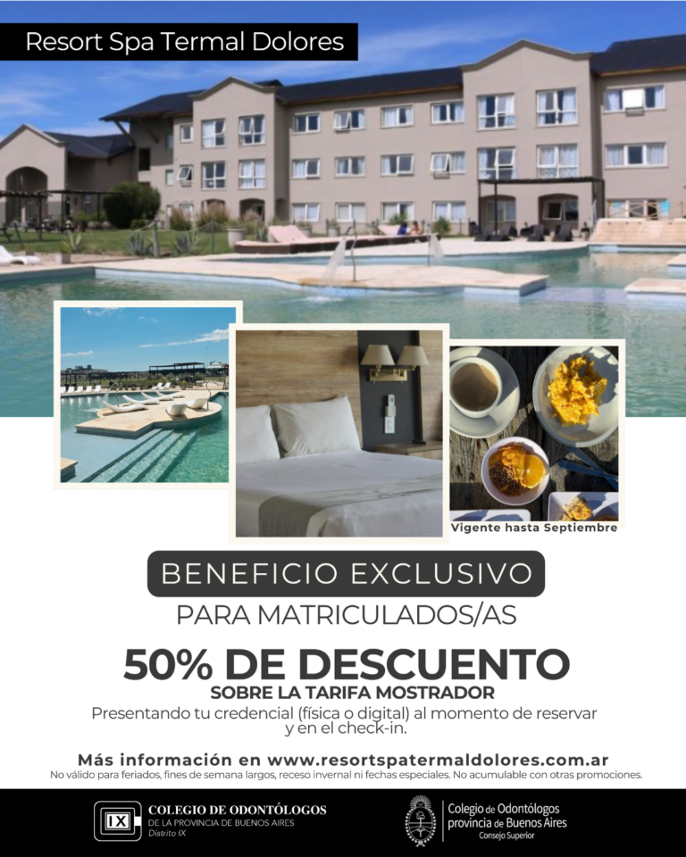 Un beneficio exclusivo para disfrutar y desconectar: 50% de descuento en Resort Spa Termal Dolores