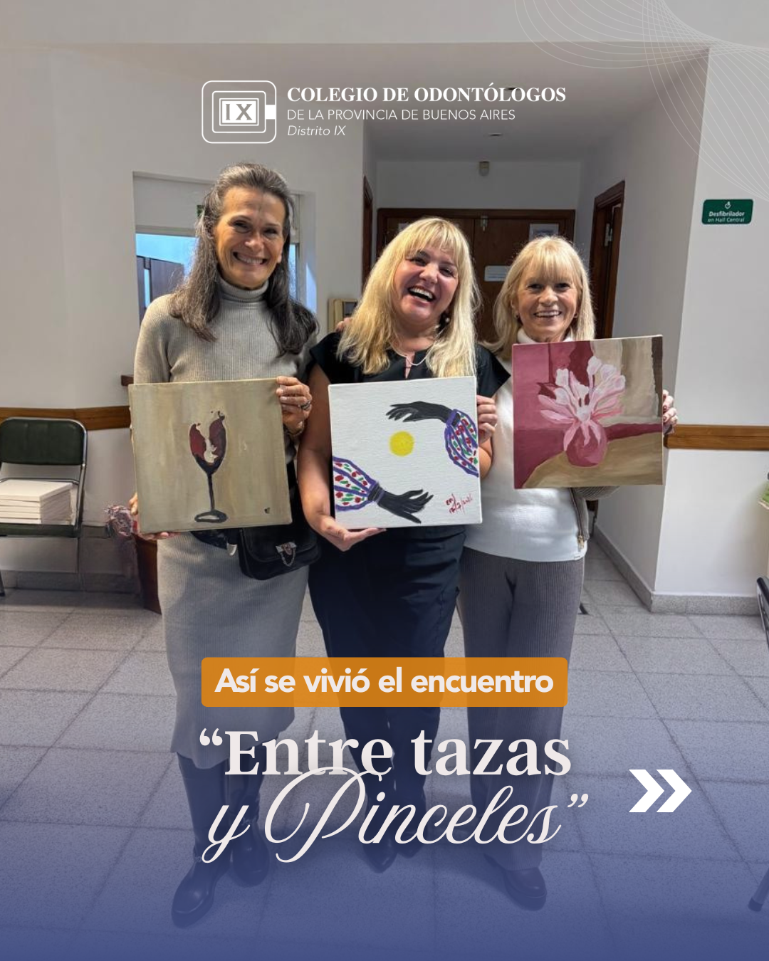 Encuentro de colegas: Entre tazas y Pinceles