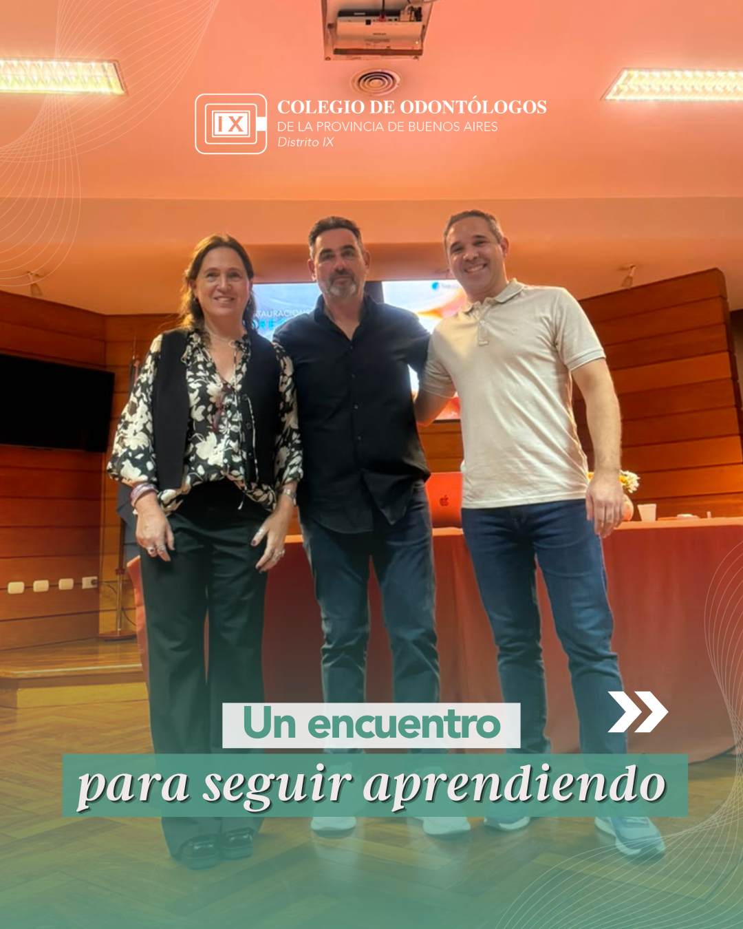 Gran convocatoria en la charla de actualización sobre el uso de resinas a cargo del Dr. Alberto Gutiérrez