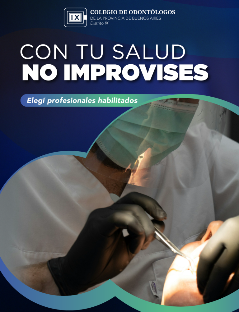 El Colegio de Odontólogos advierte sobre el intrusismo profesional y los riesgos de las prótesis dentales sin control